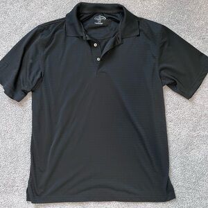 Men’s Champions Tour Black Polo
